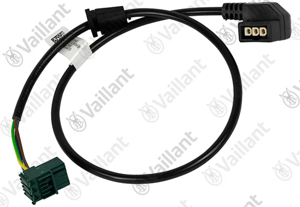 Kabel mit mehreren Adern und Steckverbindungen, geeignet für Anwendungen in Vaillant Heizsystemen.